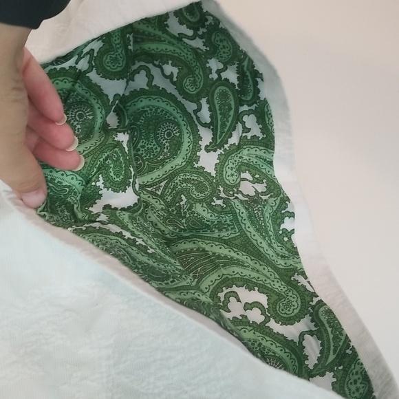 Original Penguin White Mini Skirt Slim Belt Size 0 NWOT - Picture 3 of 5